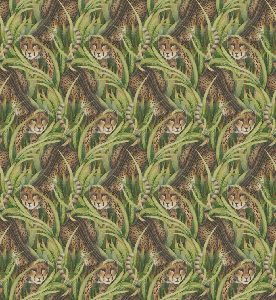 Cole&Son Cheetah Prowl Sample Tapete Muster Gepard