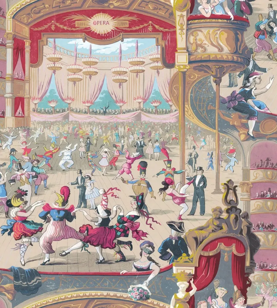 Cole&Son Cabaret Tapetenmuster Karneval
