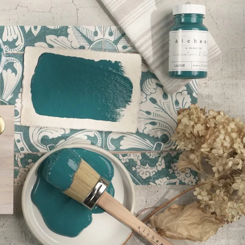 Fusion Mineral Paint Lagune Möbelfarbe grünblau