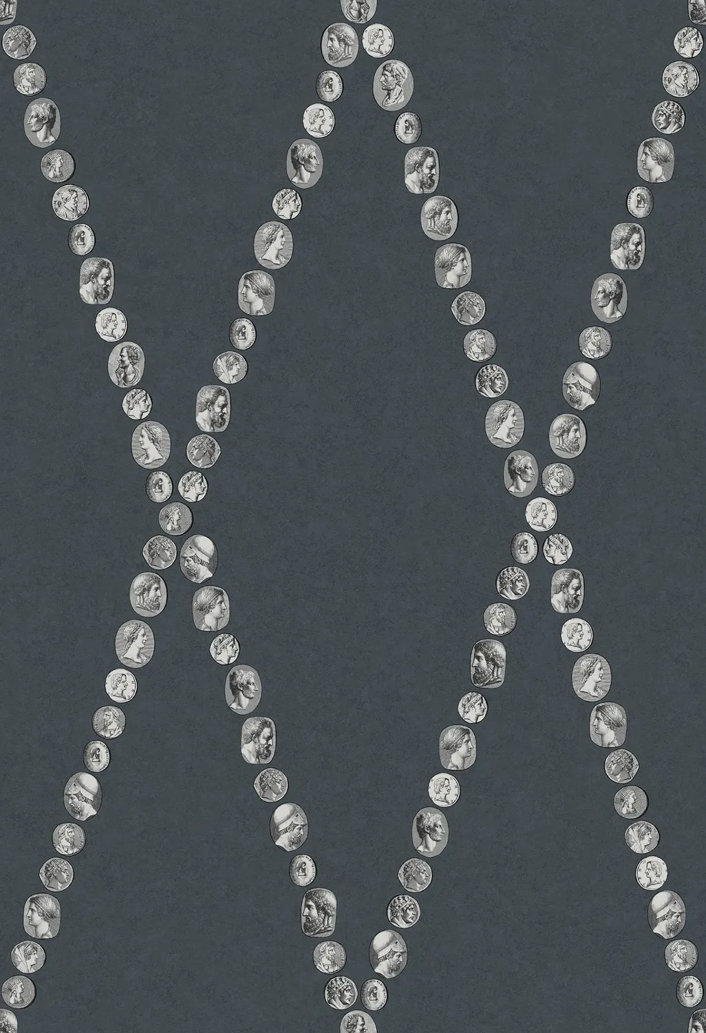 Cole & Son Fornasetti Cammei Tapetenmuster Kameen