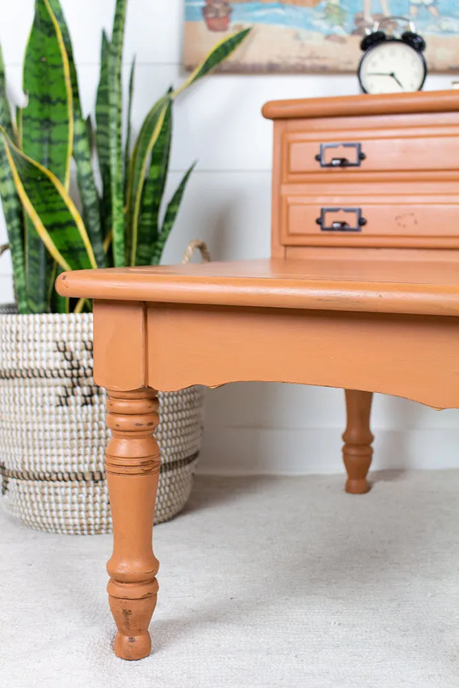 Homestead House Herbstlaub Milchfarbe rostorange