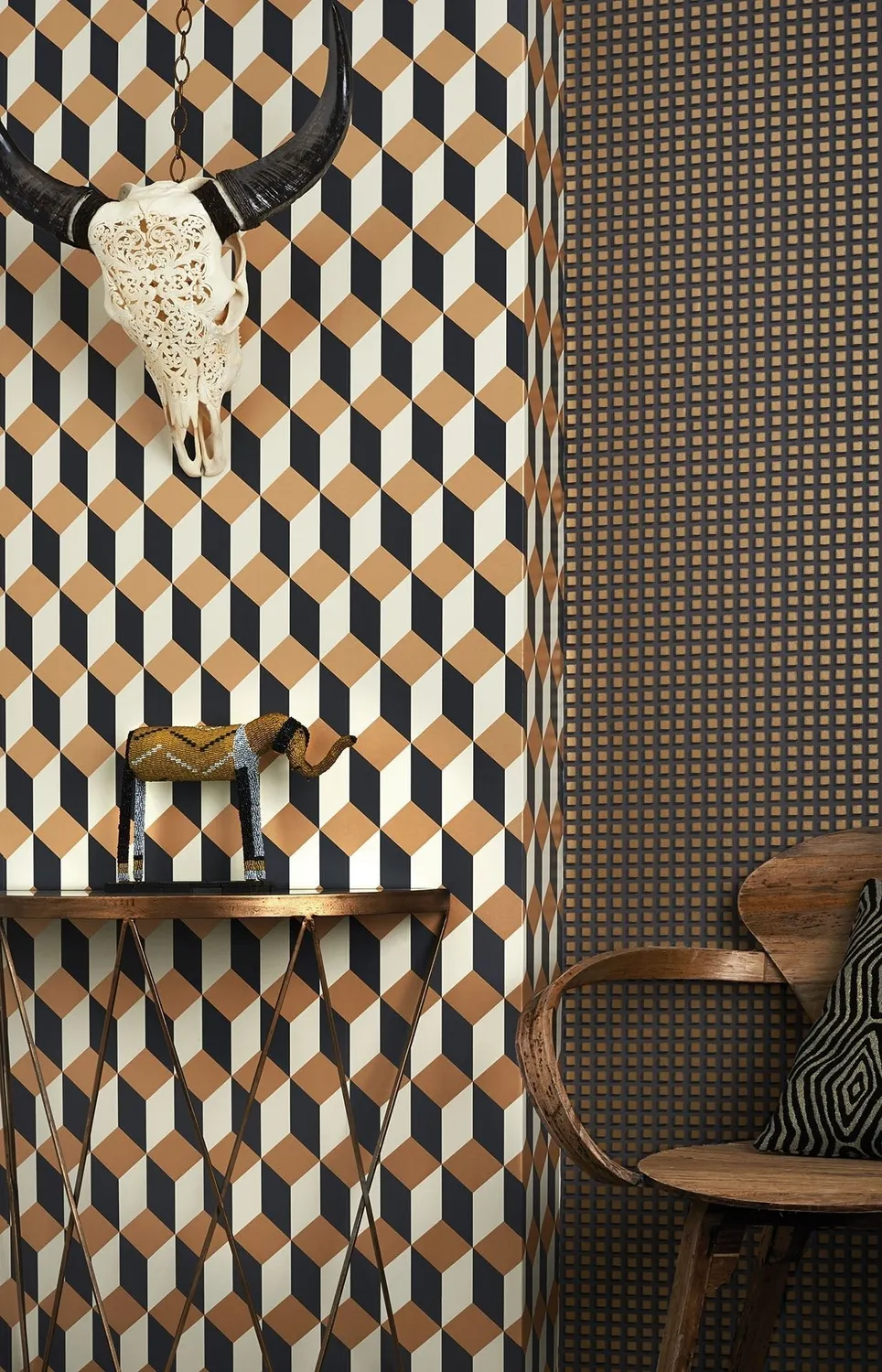 Cole&Son Geometric II Delano Tapetenmuster Fliesenmotiv