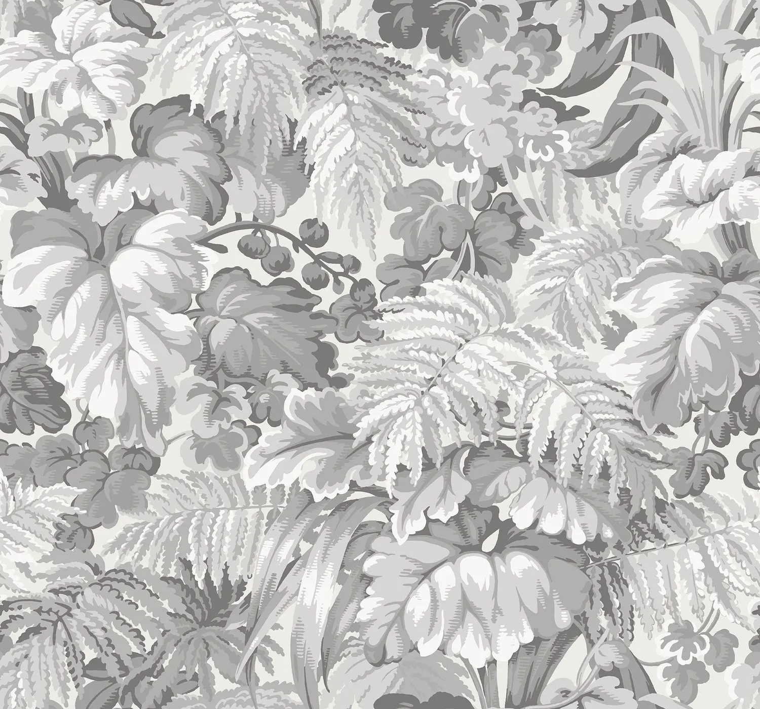 Cole & Son Royal Fernery Tapete matte Blätter