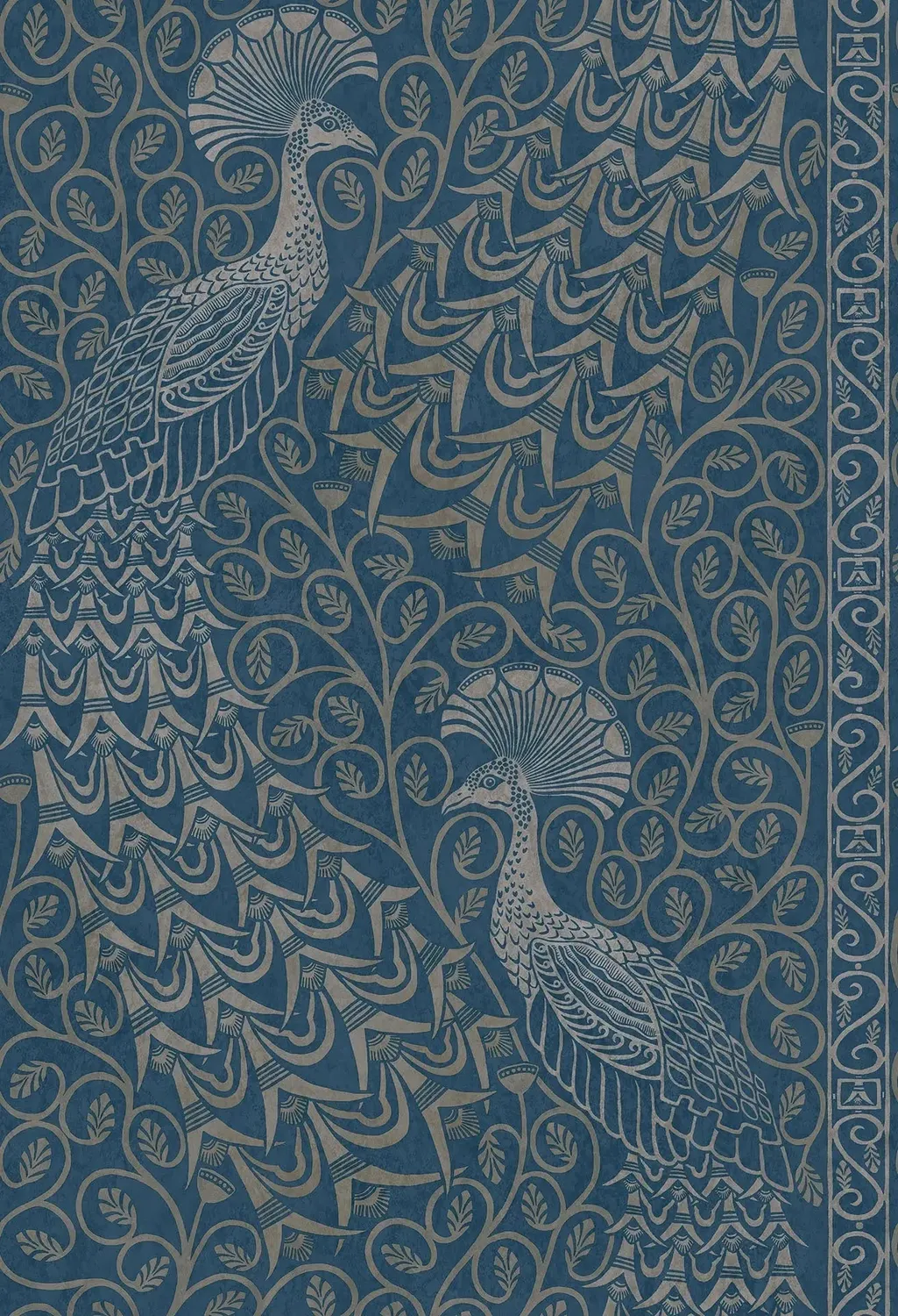 Cole&Son Pavo Parade Tapete Pfauenmotiv Metallic