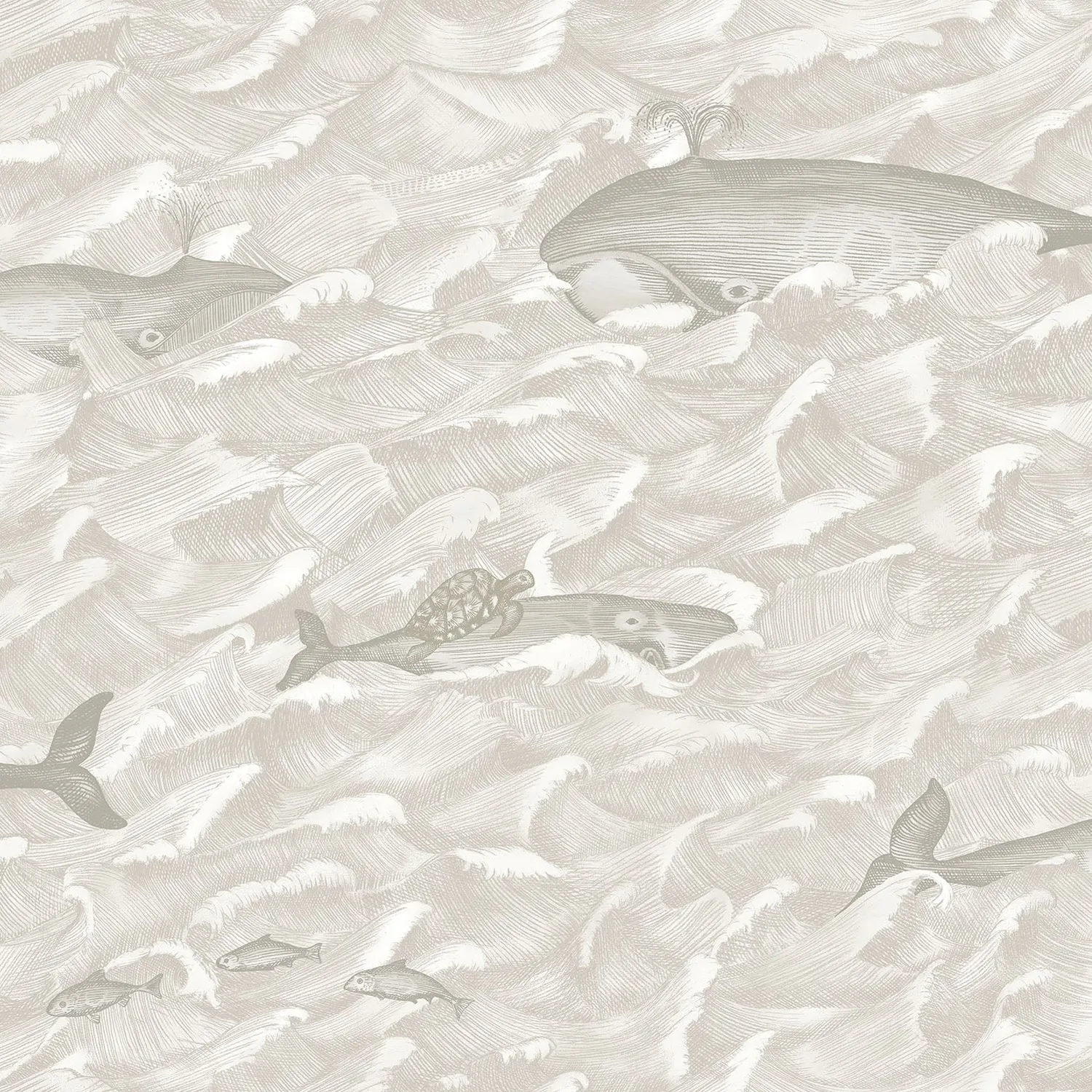 Cole&Son Melville Tapetenmuster Wal-Motiv