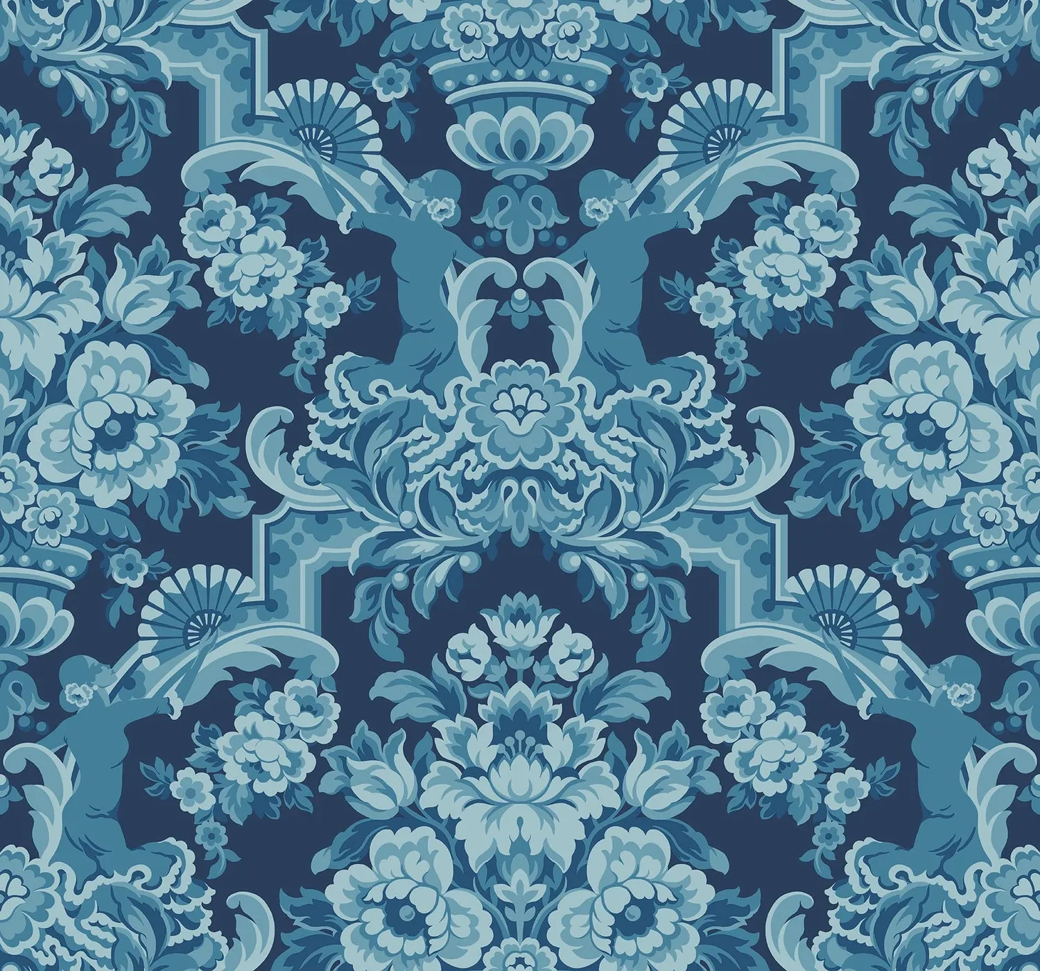 Cole & Son Lola Tapete Damastmuster