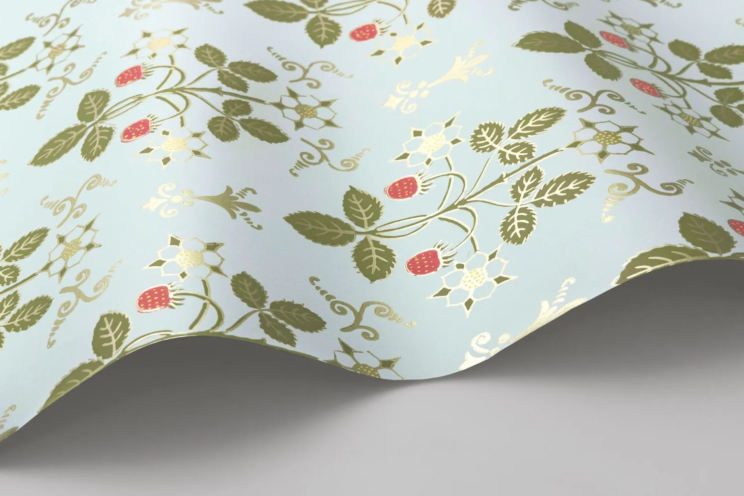 Cole & Son Strawberry Tapete Vlies Erdbeeren