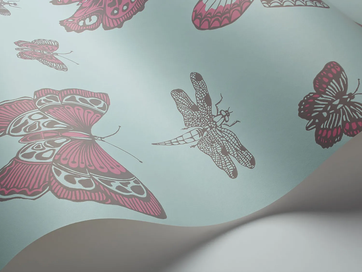 Cole&Son Butterflies Dragonflies Tapetenmuster Schmetterling