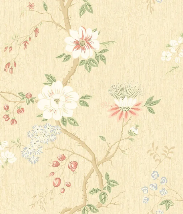 Cole & Son Camellia Muster Blumenmuster glänzend