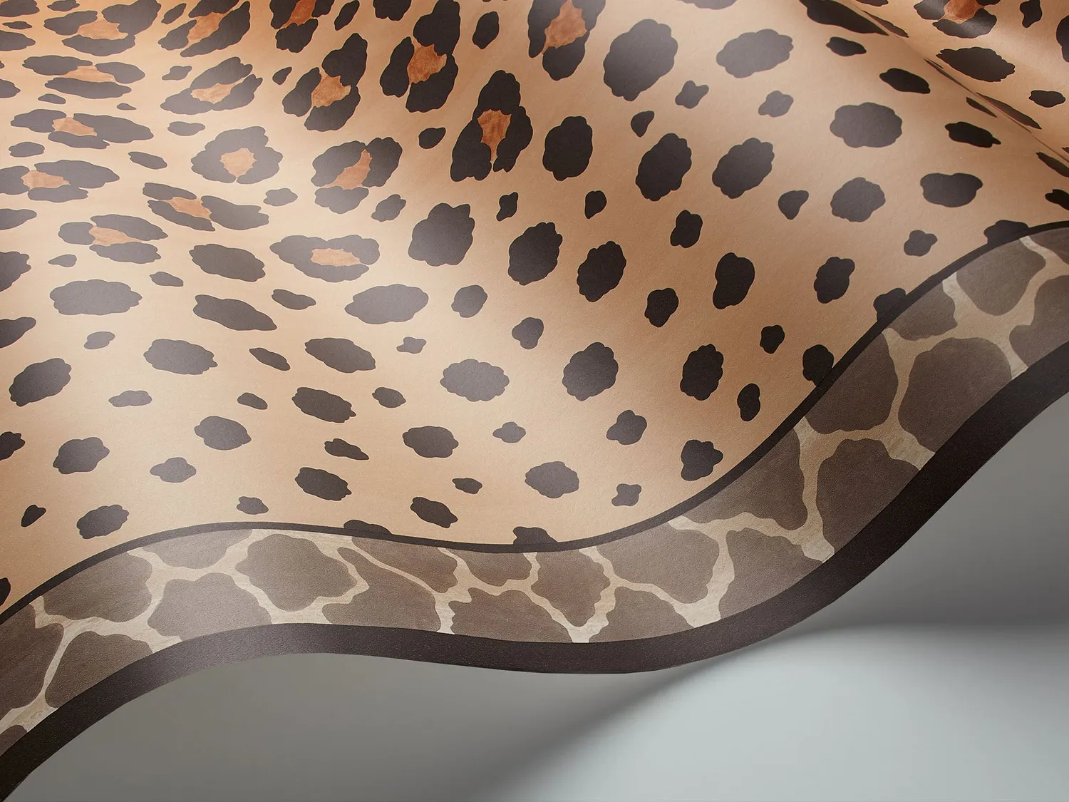 Cole & Son Ardmore Zulu Border Tapete Leopardenmuster