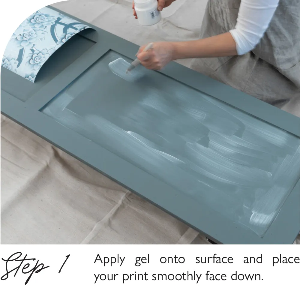 Fusion Mineral Paint Decoupage- und Transfergel Gel matt