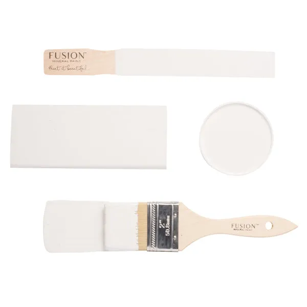 Fusion Mineral Paint Lattenzaun Möbelfarbe reinweiß