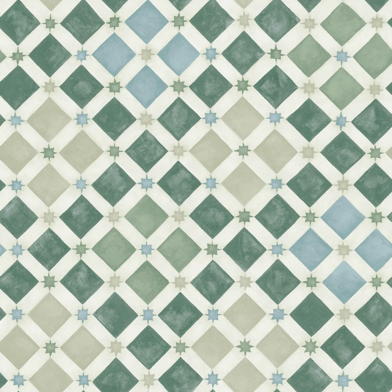 Cole&Son Zellige Tapetenprobe Fliesenmuster