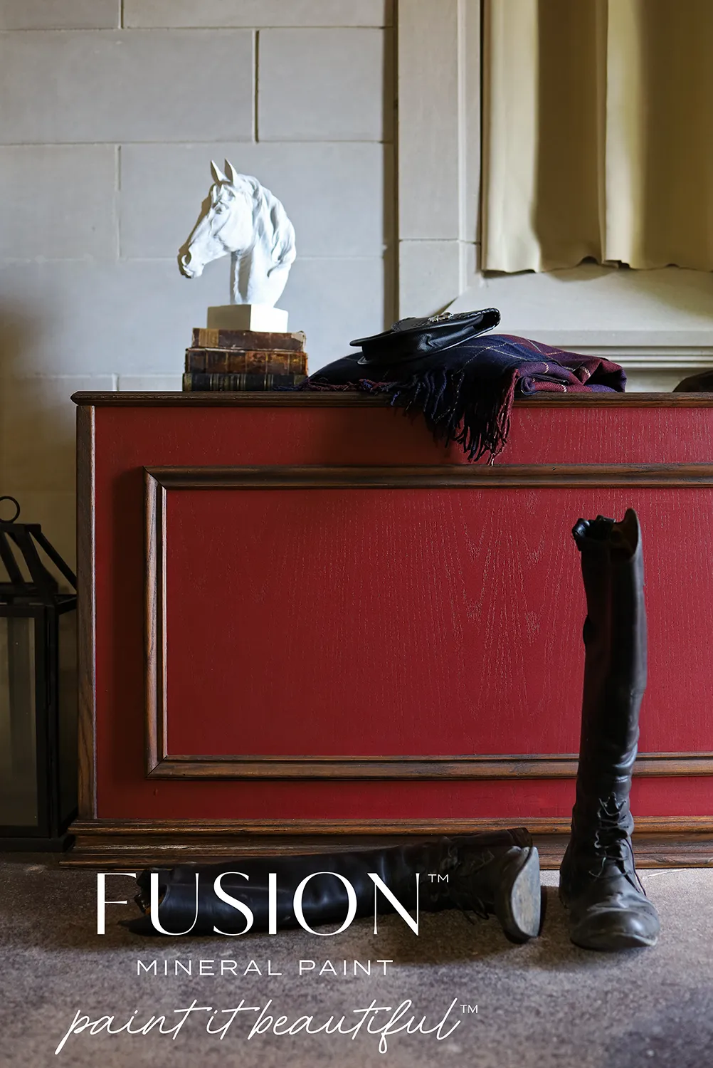 Fusion Mineral Paint Highlander Möbelfarbe Scharlachrot matt
