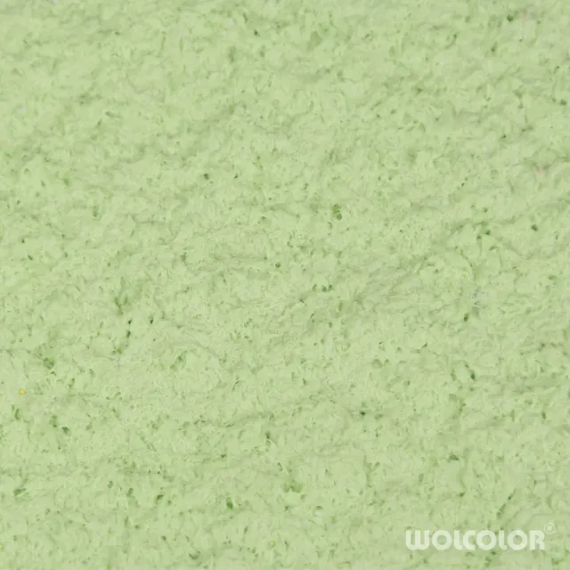 Wolcolor Lemon Baumwollputz in hellem Grün