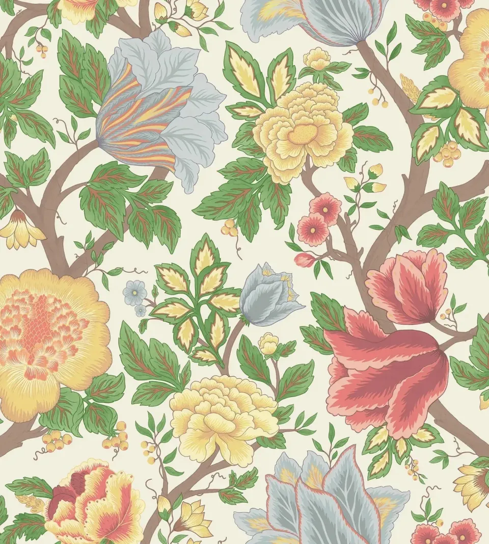 Cole & Son Midsummer Bloom Tapete Blütenranke