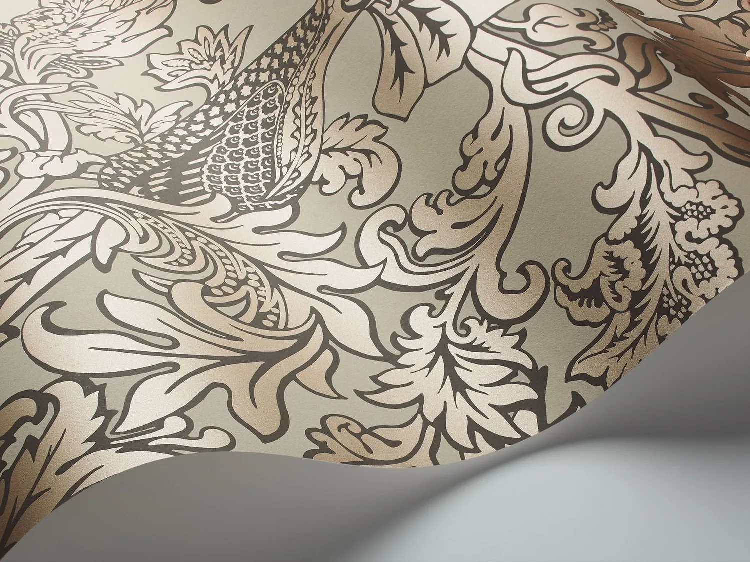 Cole&Son Mariinsky Balabina Tapete Damast mit Wiedehopf