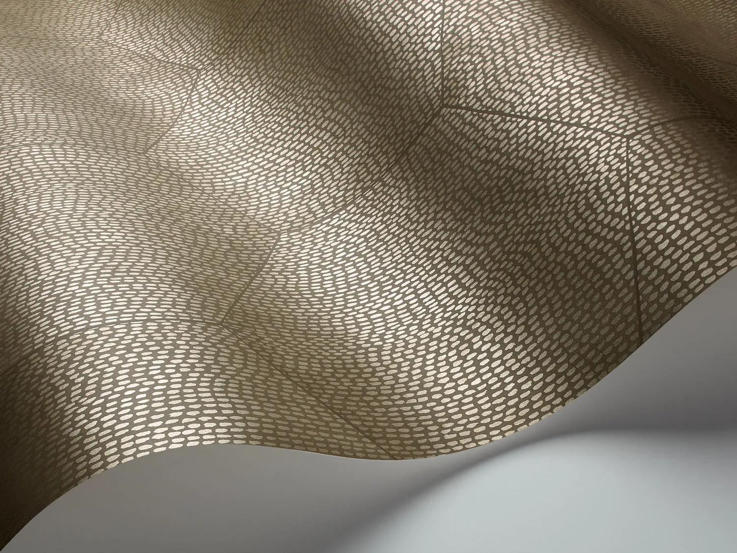 Cole & Son Mineral Tapete Sechseck Metallic