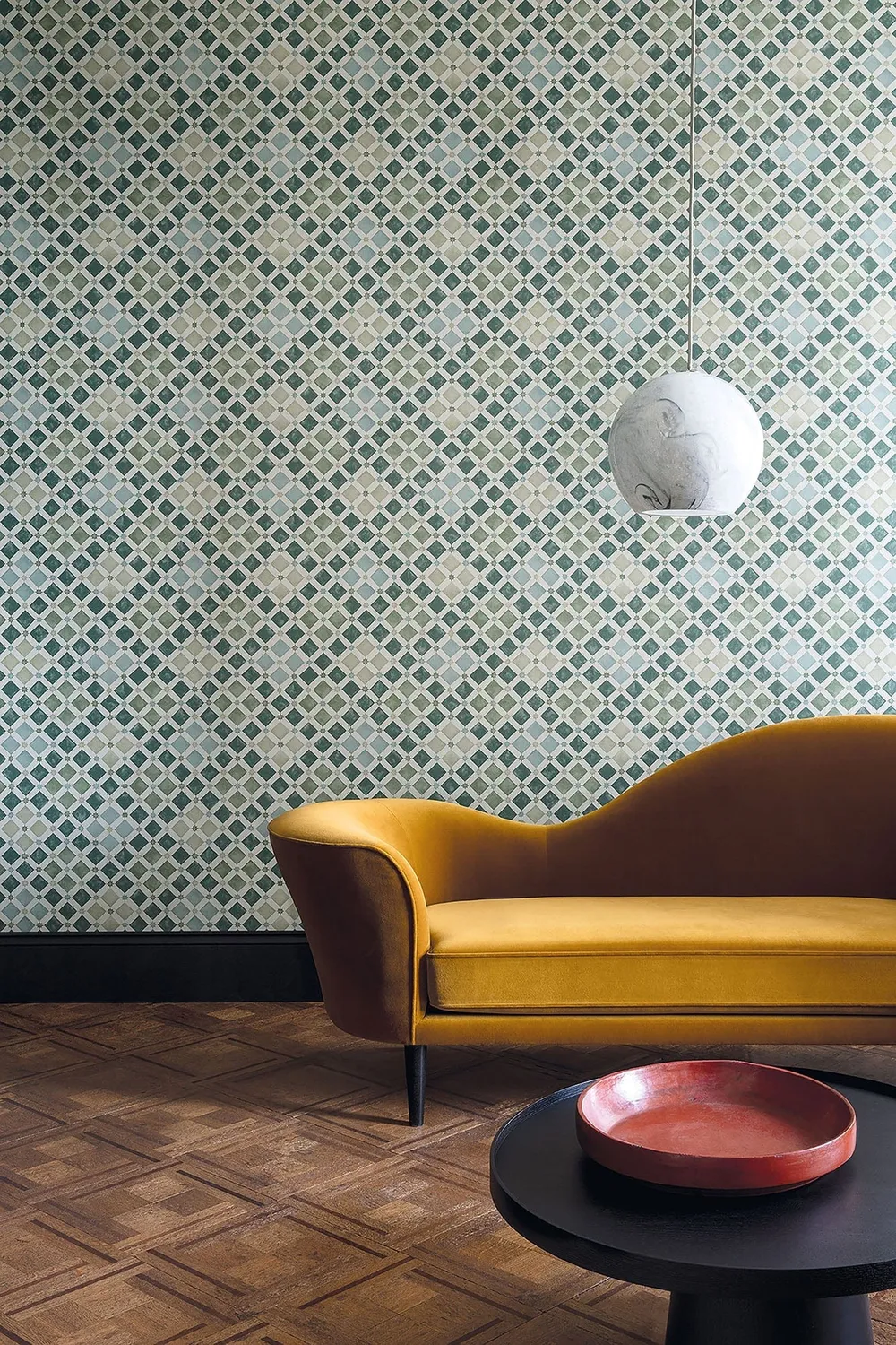 Cole&Son Zellige Tapetenprobe Fliesenmuster