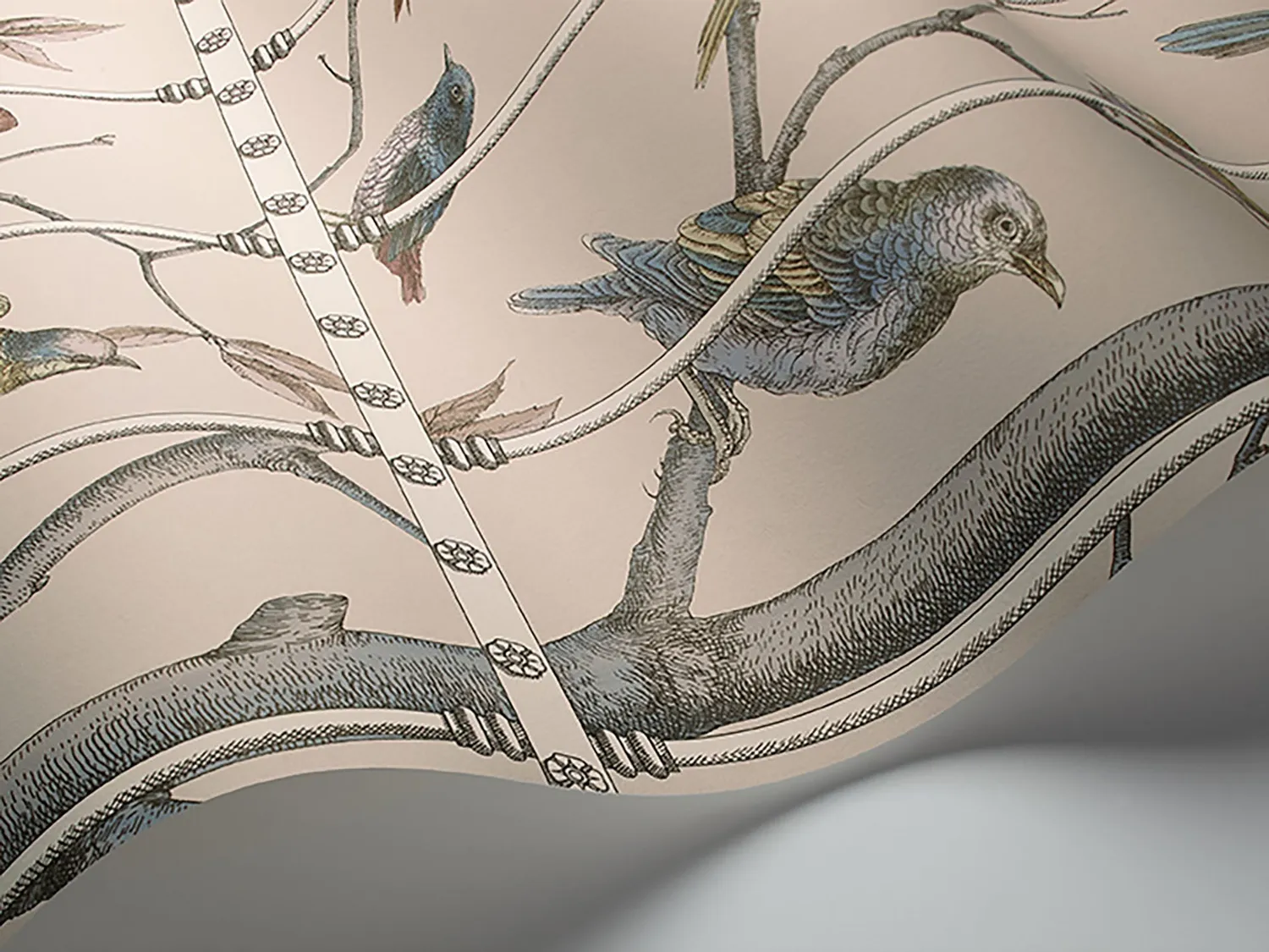 Cole&Son Uccelli Tapete Paneel Vogelmotiv