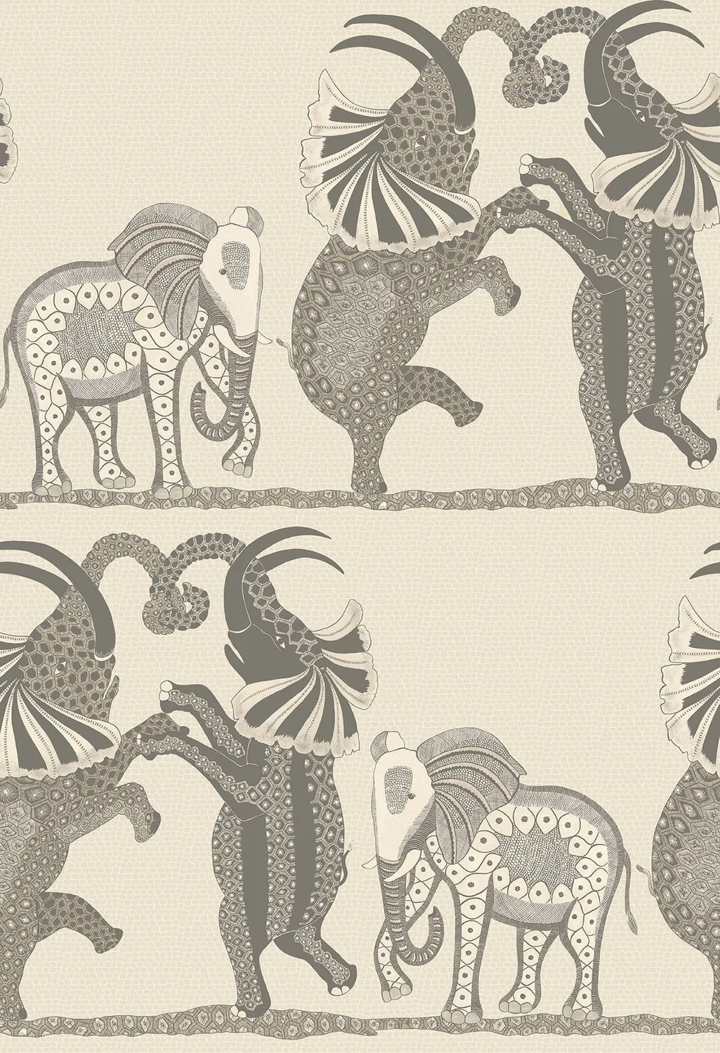 Cole&Son Safari Dance Tapete Elefantenmotiv