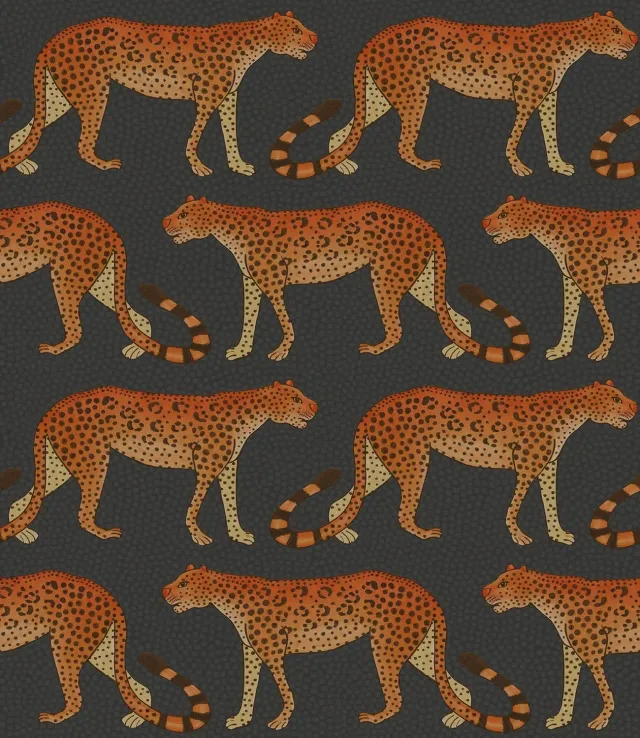 Cole & Son Leopard Walk Tapete Leoparden