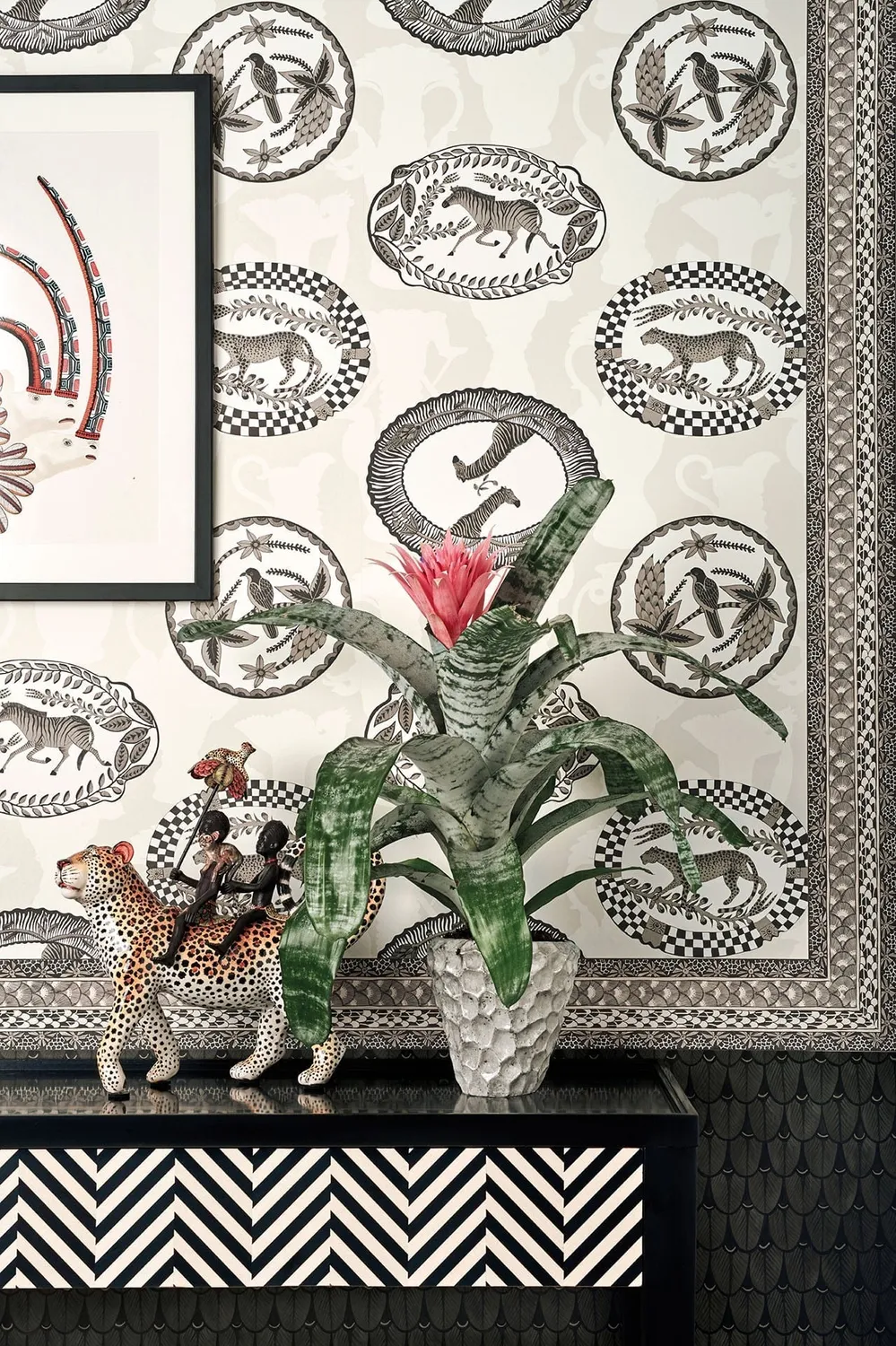 Cole & Son Matrinah Tapetenmuster Tierornament