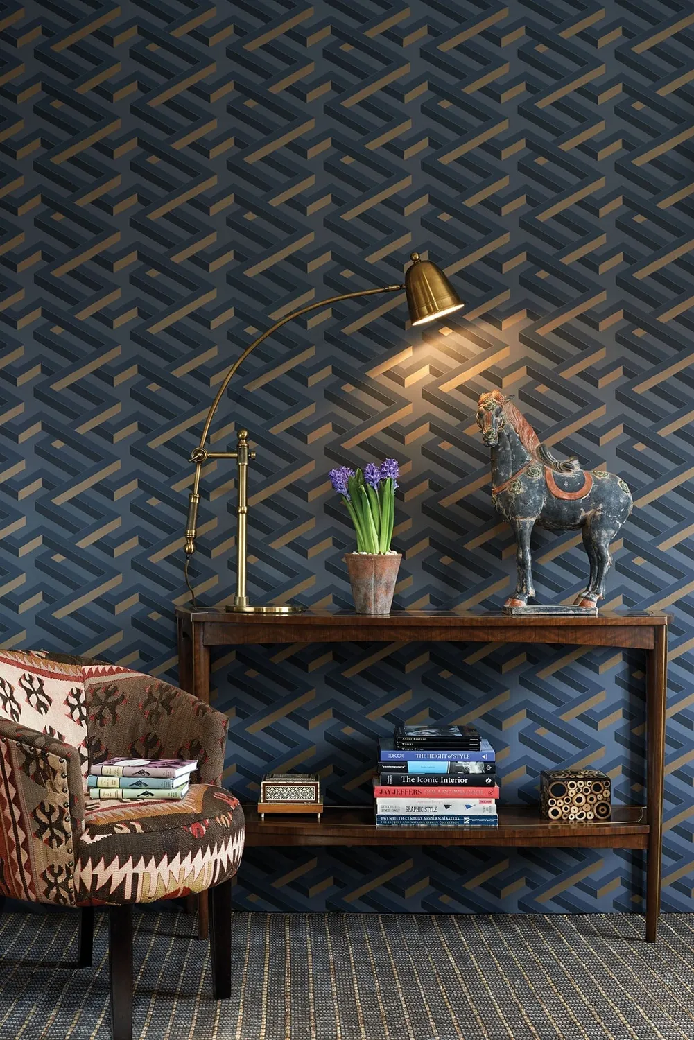 Cole & Son Luxor Tapete Gittermuster