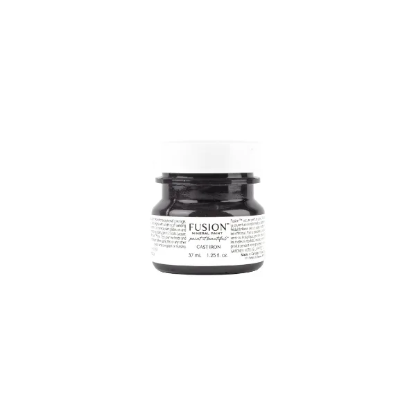 Fusion Mineral Paint Gusseisen Möbelfarbe Schwarz matt
