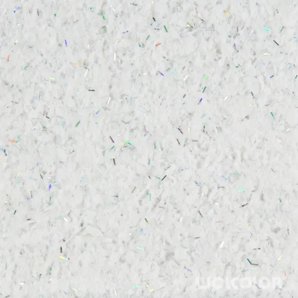 Wolcolor Icedream Baumwollputz mit Regenbogenglitzer