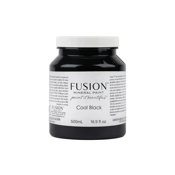 Fusion Mineral Paint Kohlenschwarz Farbe matt