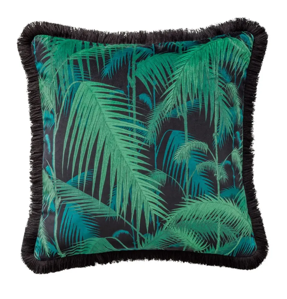 Cole&Son Palm Jungle Samtkissen