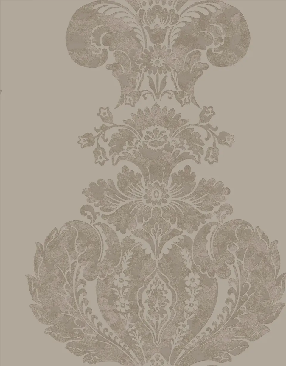 Cole & Son Albemarle Baudelaire Tapetenmuster Metallic-Damast