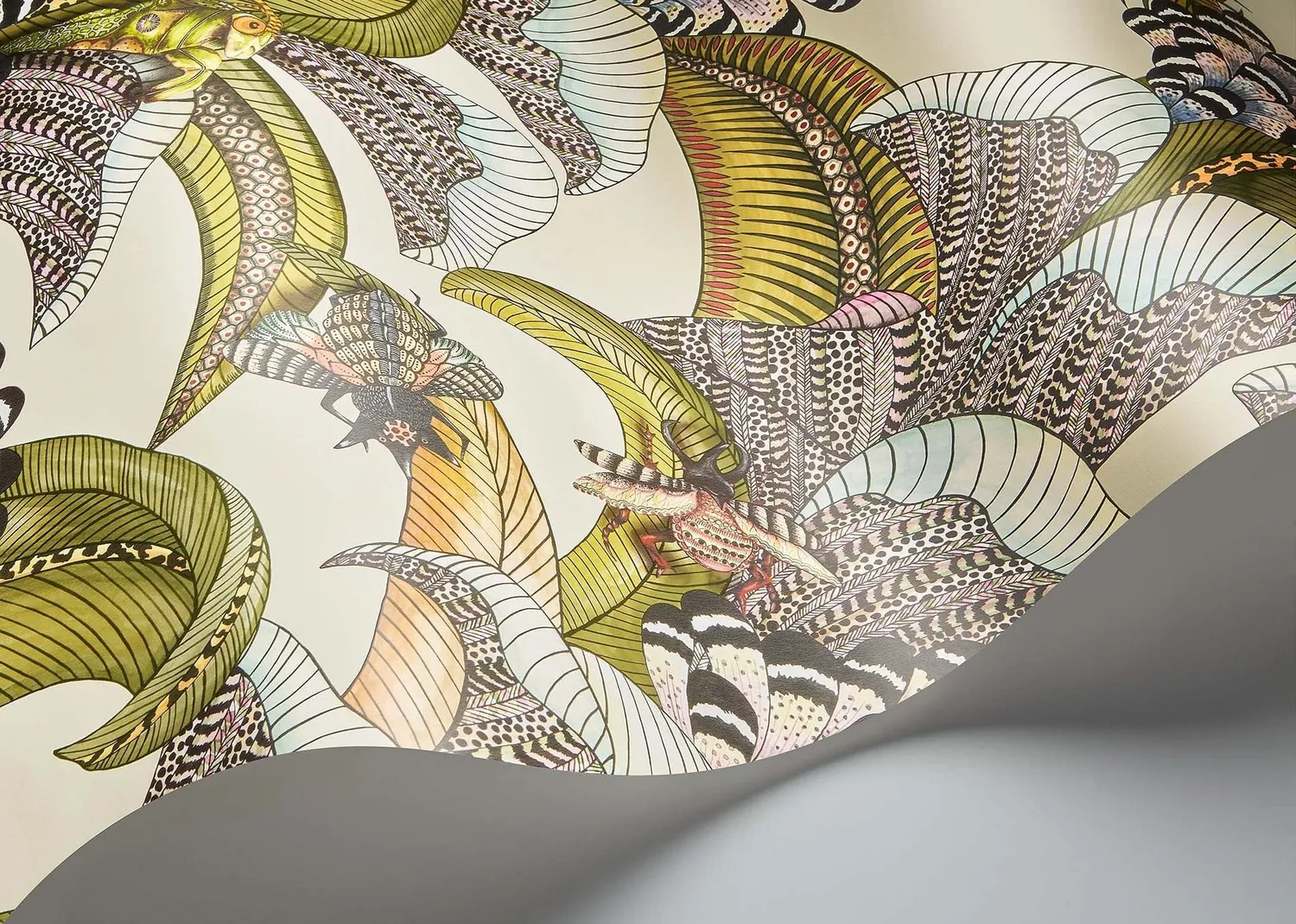 Cole&Son Hoopoe Leaves Tapete Vlies botanisch