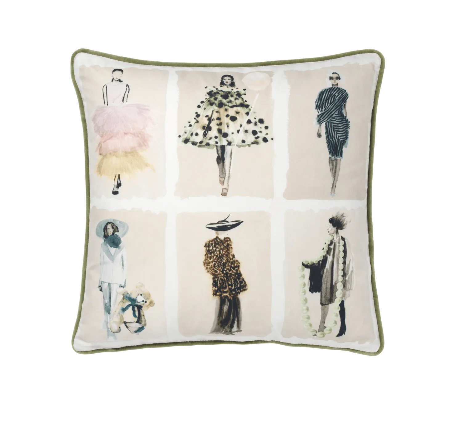Cole & Son Couture Carousel Kissen Samt