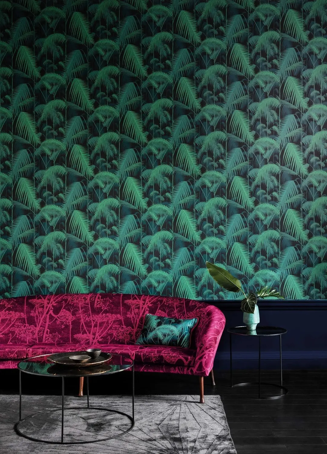 Cole&Son Palm Jungle Tapete Dschungelblättermotiv