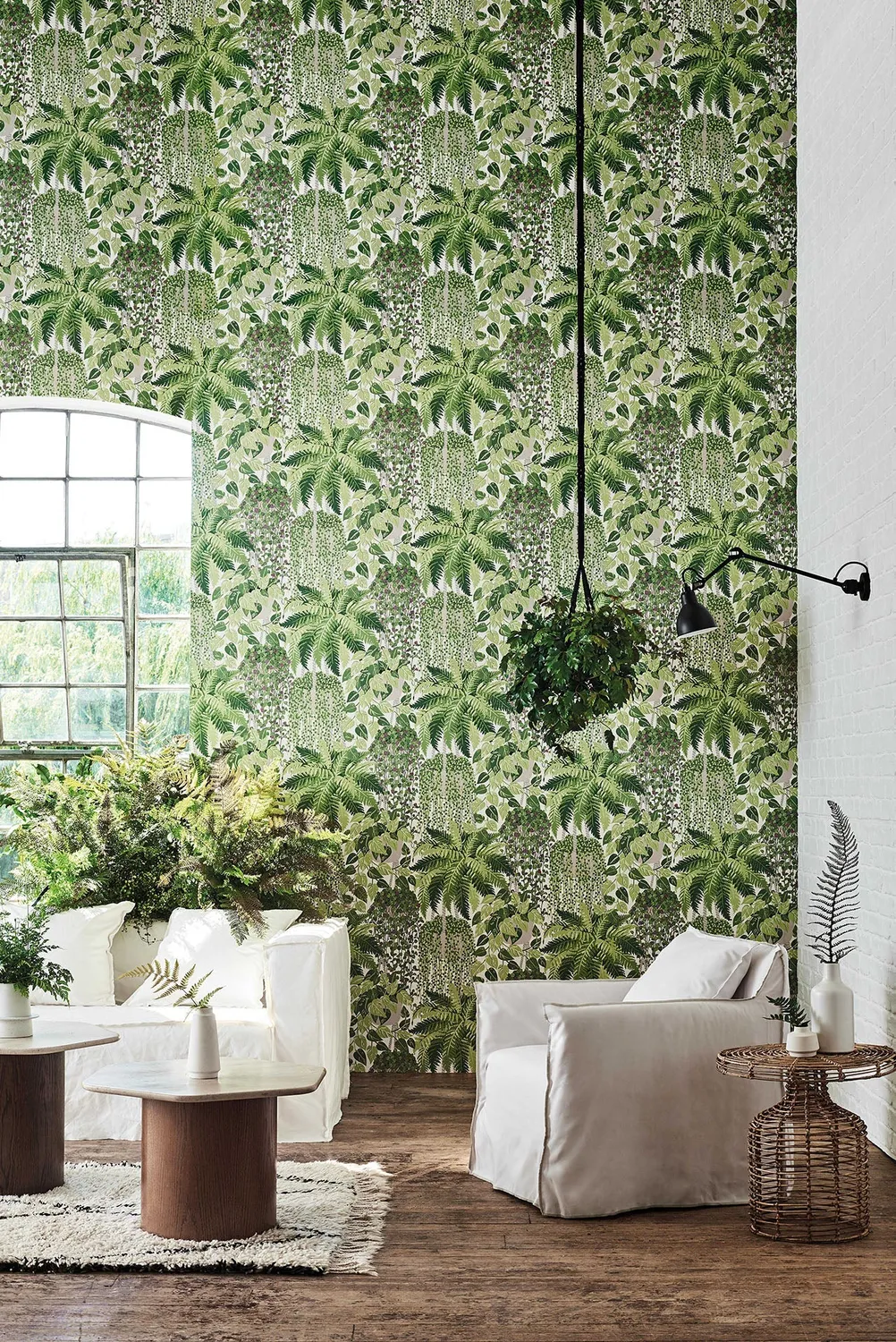 Cole&Son Fern Tapete botanisch Blätter