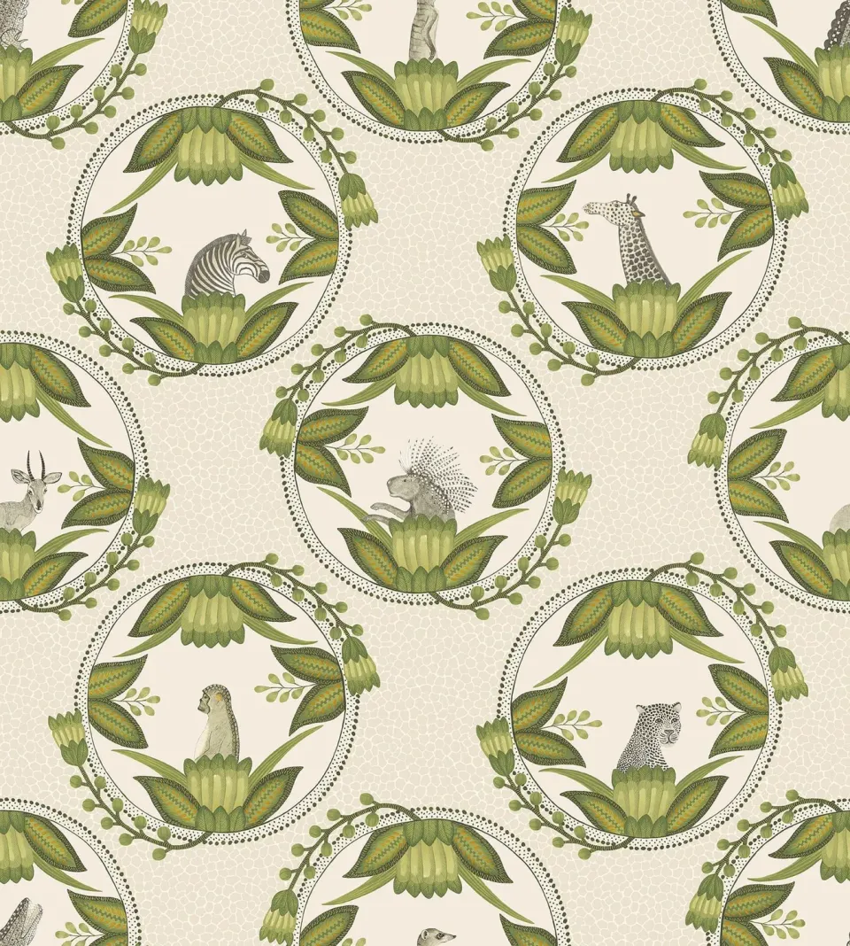 Cole&Son Ardmore Cameos Tapetenmuster Tierporträt