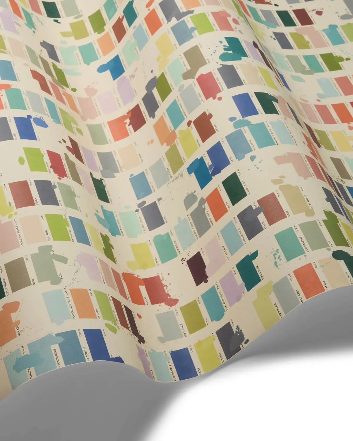 Cole & Son Coles Colour Card Tapetenmuster Farbkachel