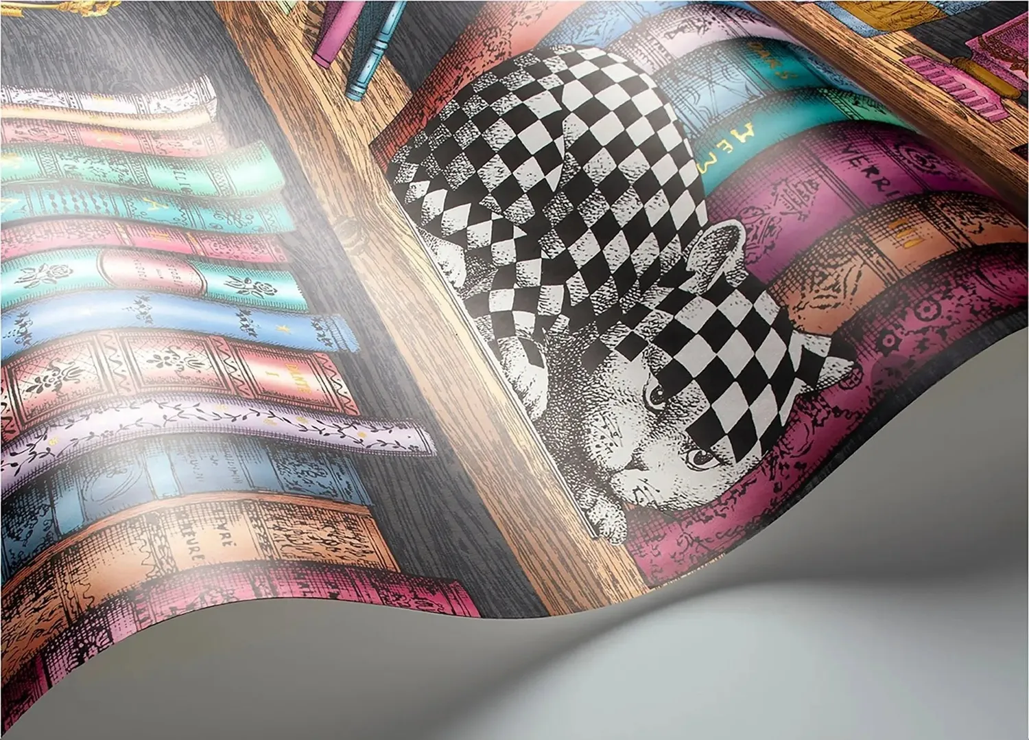 Cole & Son Fornasetti Libreria Tapetenmuster Bibliothek
