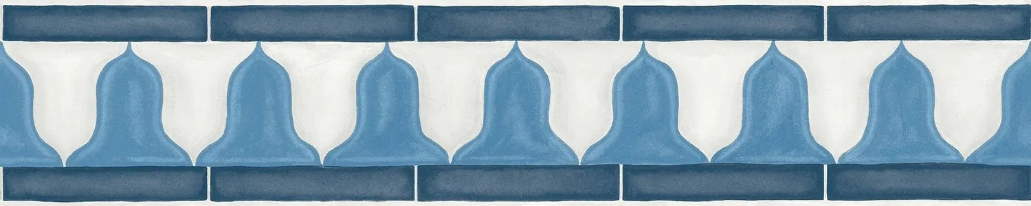 Cole & Son Zellige Border Tapetenmuster Bordüre