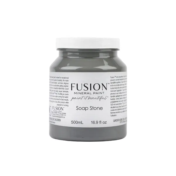 Fusion Mineral Paint Speckstein Möbelfarbe grau matt