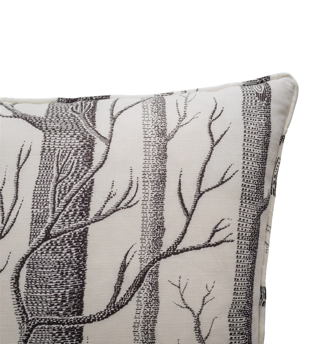 Cole & Son Woods Leinen-Union-Kissen Waldmotiv